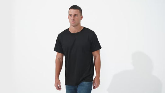 9pcs Men's Crew Neck T-shirt pack